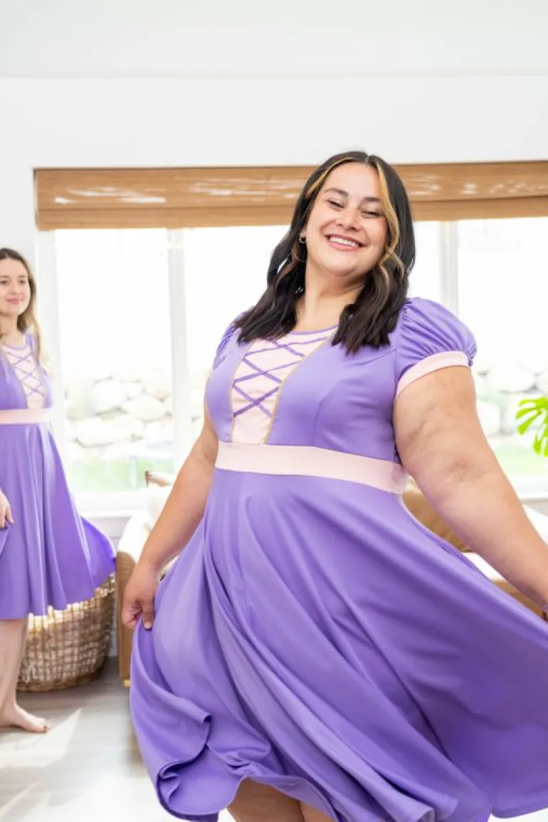 Princess Dresses | Twirl Dresses-Little Adventures, LLC Adult Rapunzel Twirl Dress