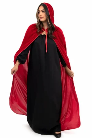Cloaks-Little Adventures, LLC Adult Red Velvet Cloak