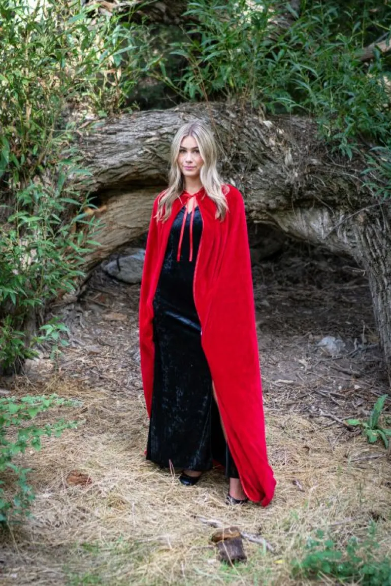 Cloaks-Little Adventures, LLC Adult Red Velvet Cloak