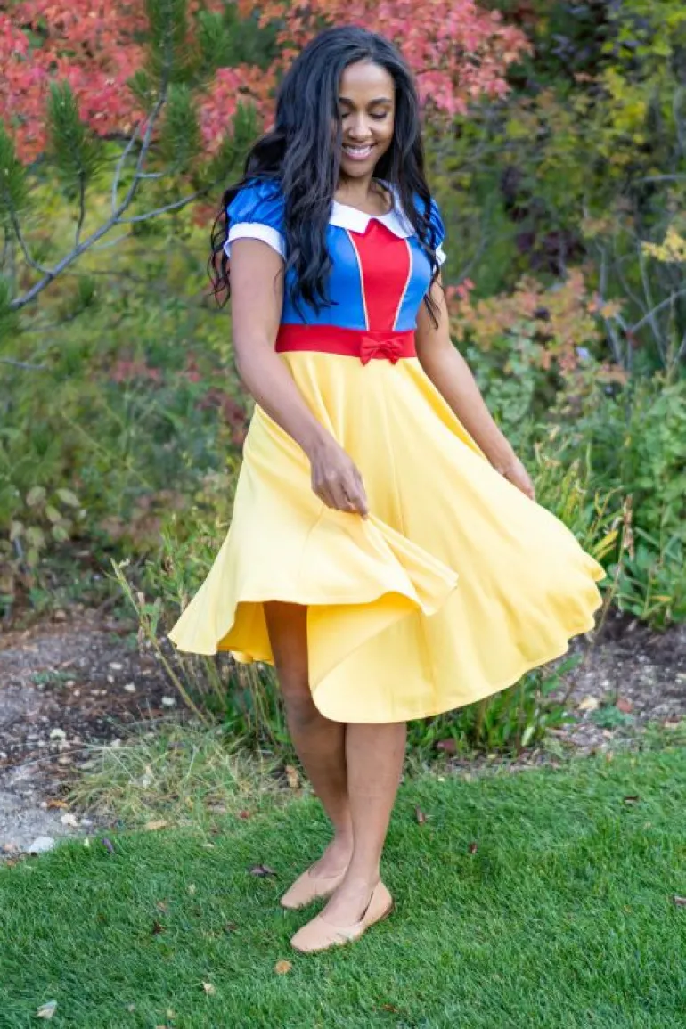 Twirl Dresses | Princess Dresses-Little Adventures, LLC Adult Snow White Twirl Dress