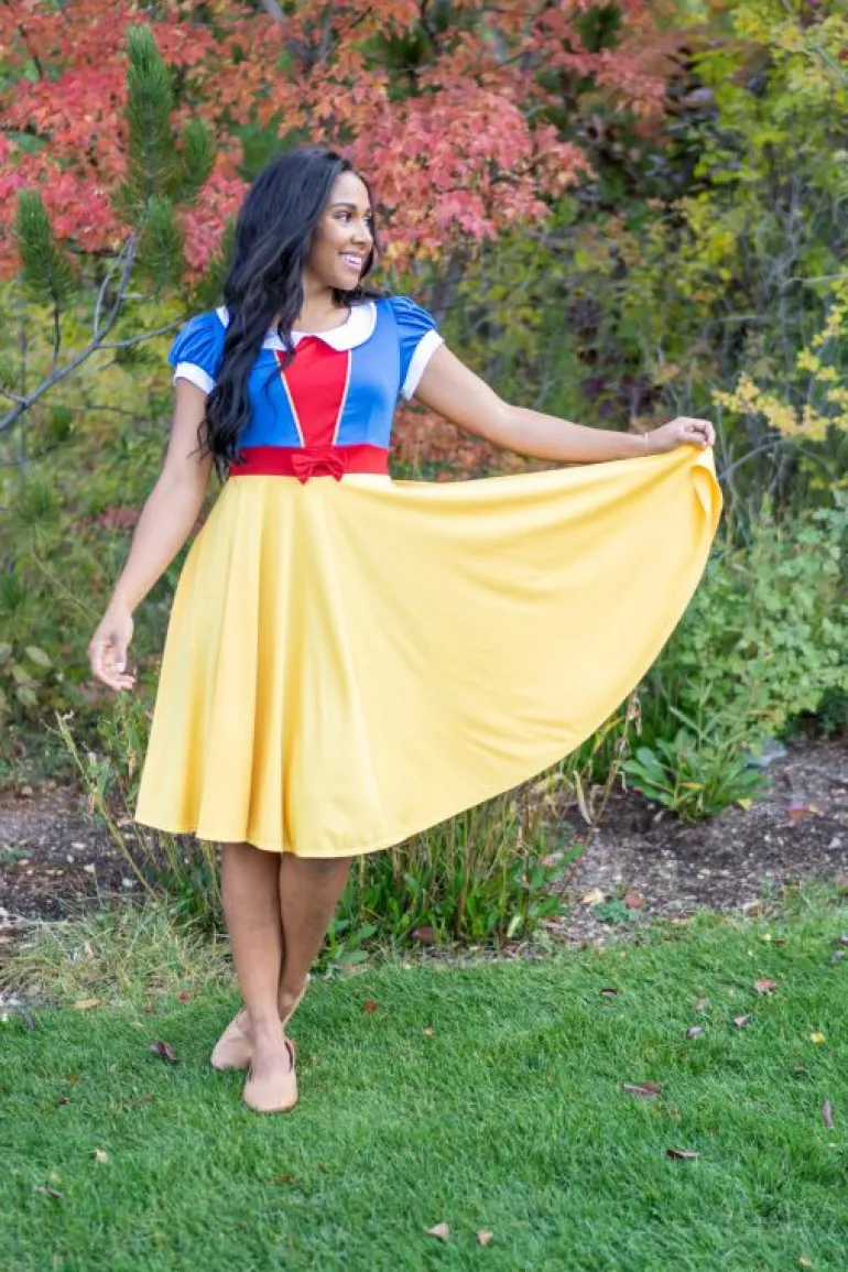 Twirl Dresses | Princess Dresses-Little Adventures, LLC Adult Snow White Twirl Dress