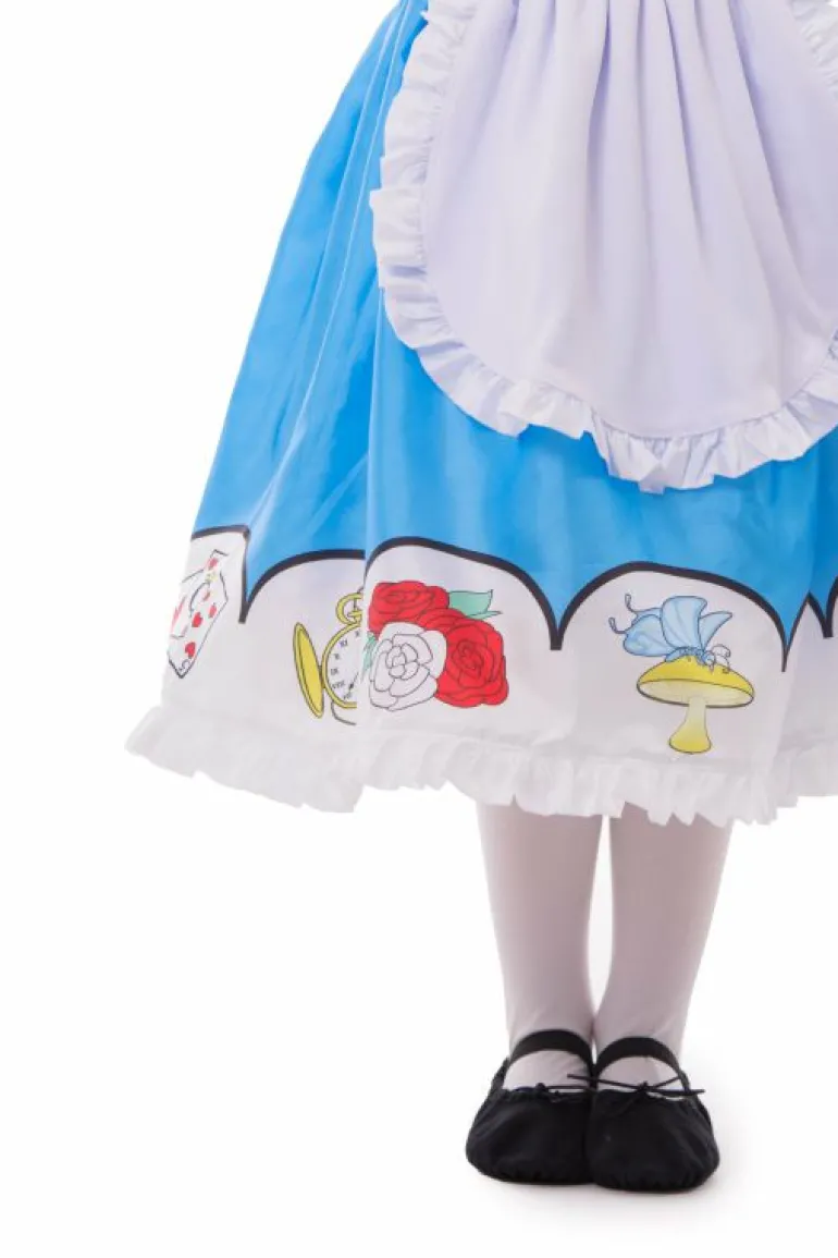 Traditional Dress Ups-Little Adventures, LLC Alice in Wonderland Dress Up with Headband