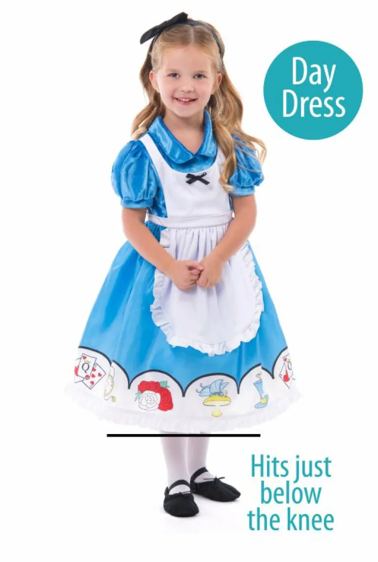 Traditional Dress Ups-Little Adventures, LLC Alice in Wonderland Dress Up with Headband