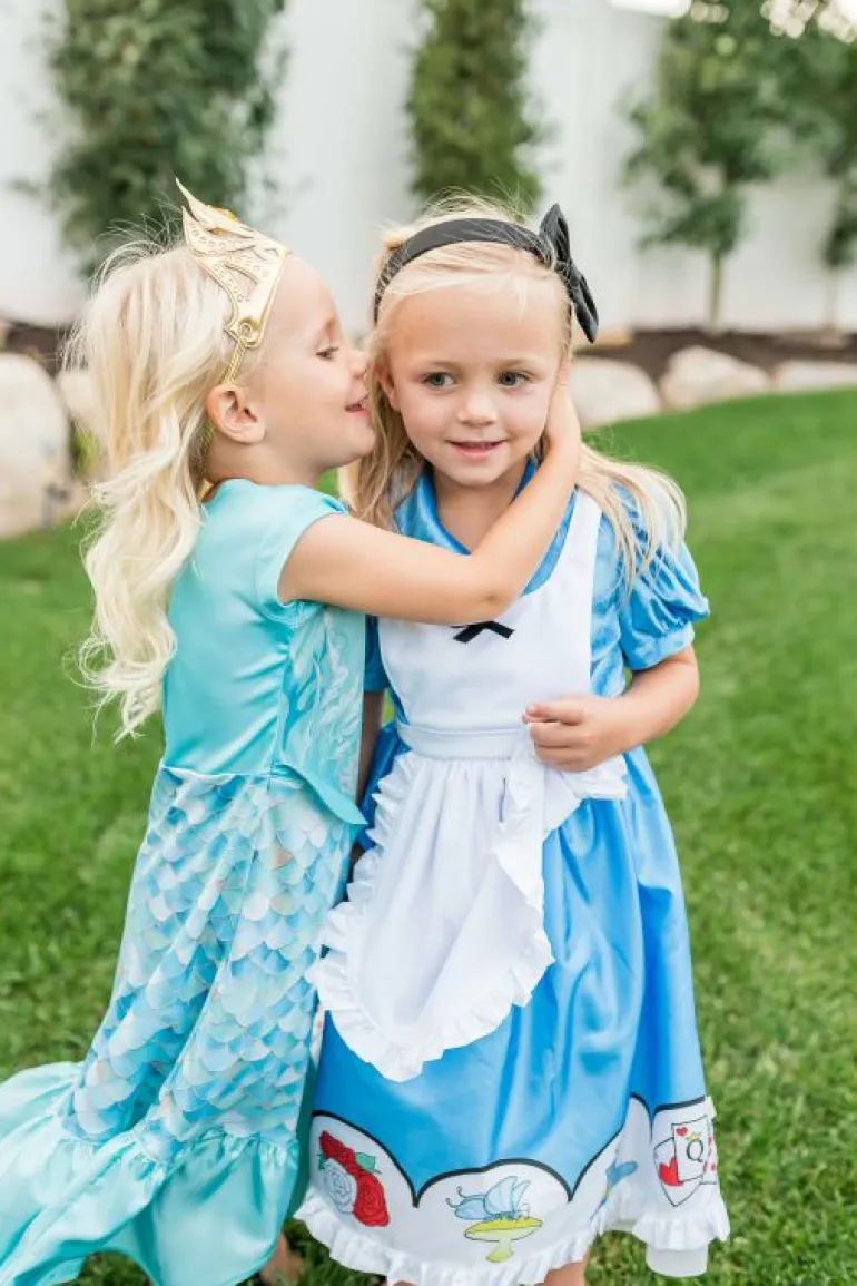 Traditional Dress Ups-Little Adventures, LLC Alice in Wonderland Dress Up with Headband