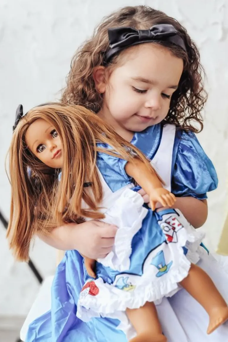 Traditional Dress Ups-Little Adventures, LLC Alice in Wonderland Dress Up with Headband