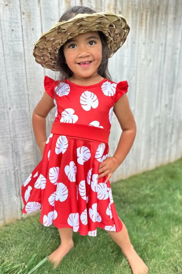 Twirl Dresses-Little Adventures, LLC Aloha Twirl Dress