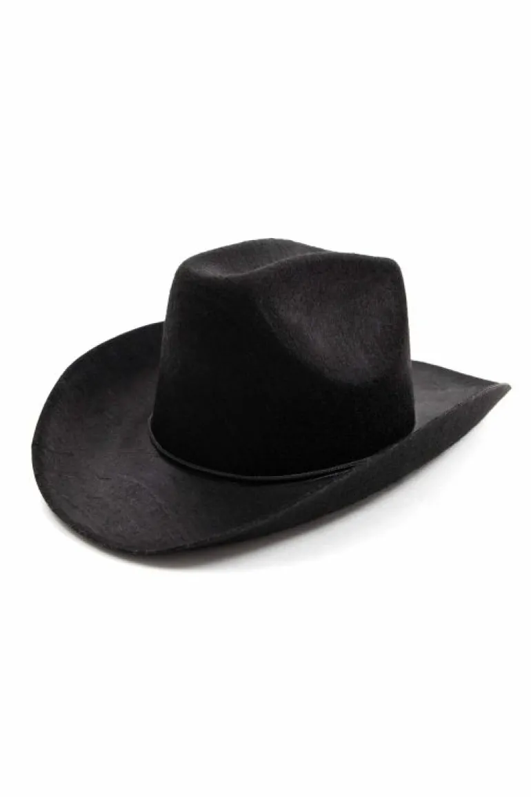 Cowboys-Little Adventures, LLC Black Western Hat