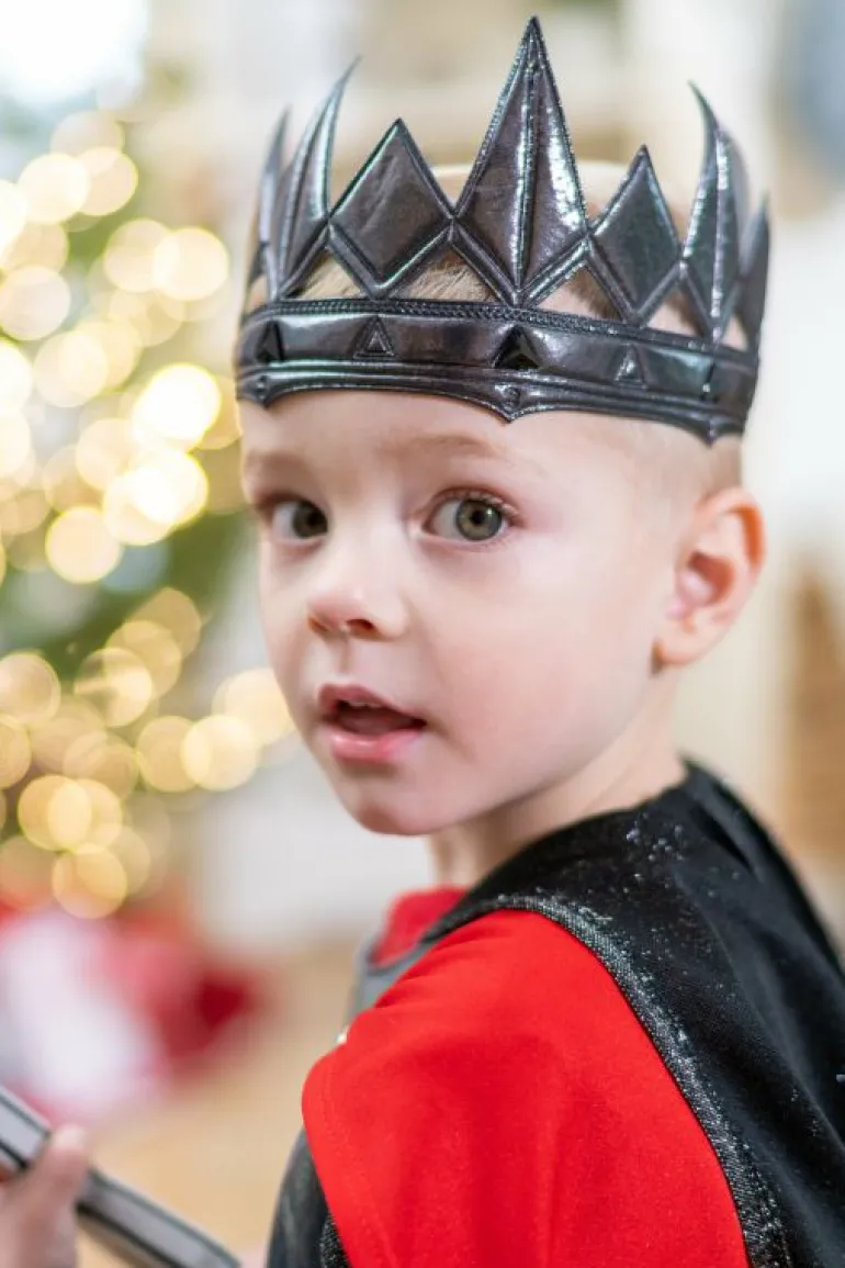 Accessories-Little Adventures, LLC Charcoal Medieval Full Crown