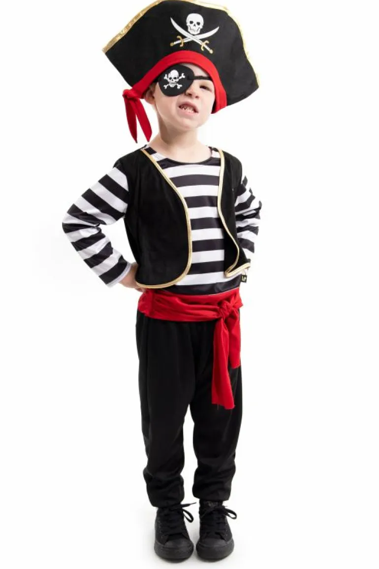 Accessories | Pirates-Little Adventures, LLC Deluxe Pirate Hat & Eye Patch