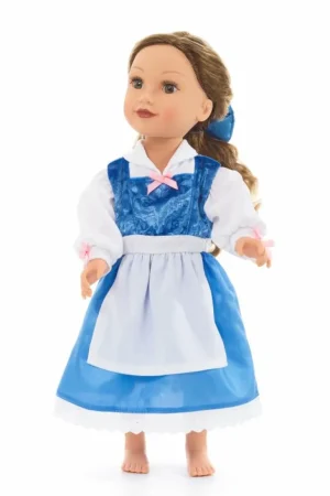 Doll Dress Ups-Little Adventures, LLC Doll Dress Beauty Day Dress with Hair Bow