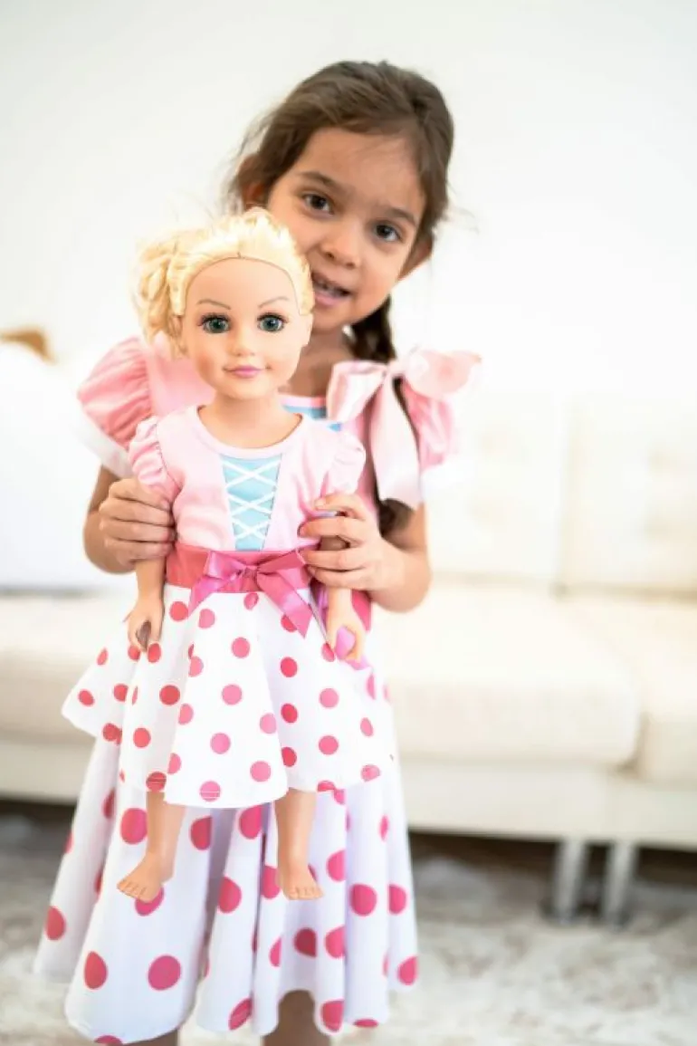 Doll Dress Ups-Little Adventures, LLC Doll Dress Bo Peep Twirl