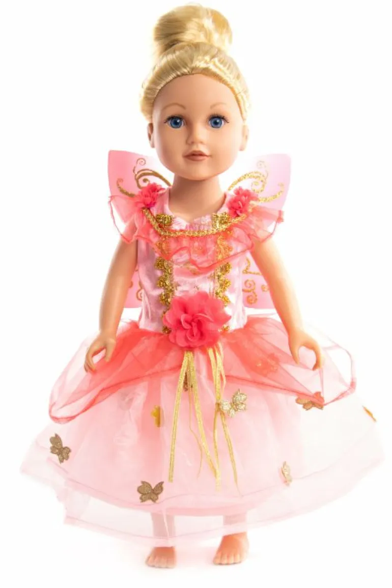 Doll Dress Ups-Little Adventures, LLC Doll Dress Butterfly Fairy with Wings