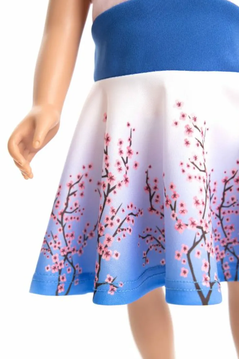 Doll Dress Ups-Little Adventures, LLC Doll Dress Cherry Blossom Twirl