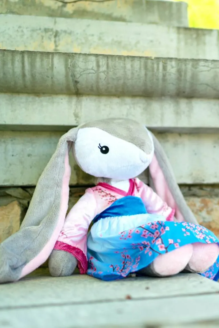 Doll Dress Ups-Little Adventures, LLC Doll Dress Cherry Blossom Princess