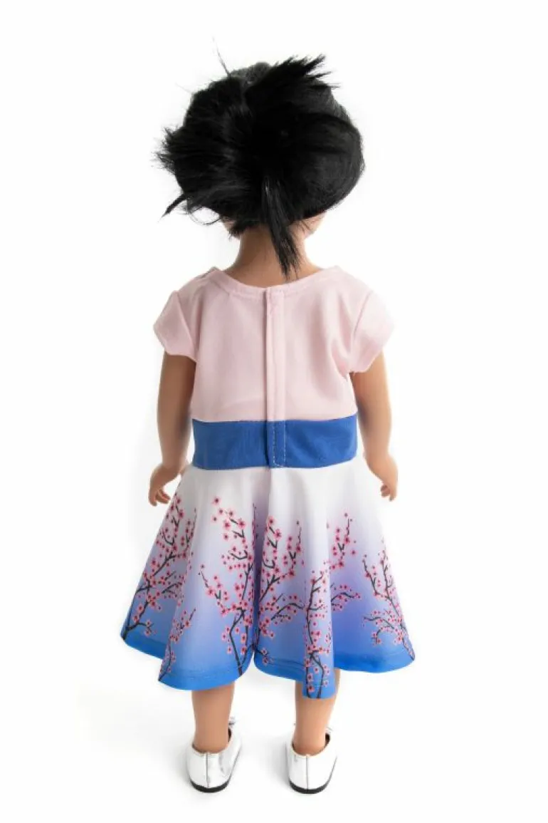 Doll Dress Ups-Little Adventures, LLC Doll Dress Cherry Blossom Twirl