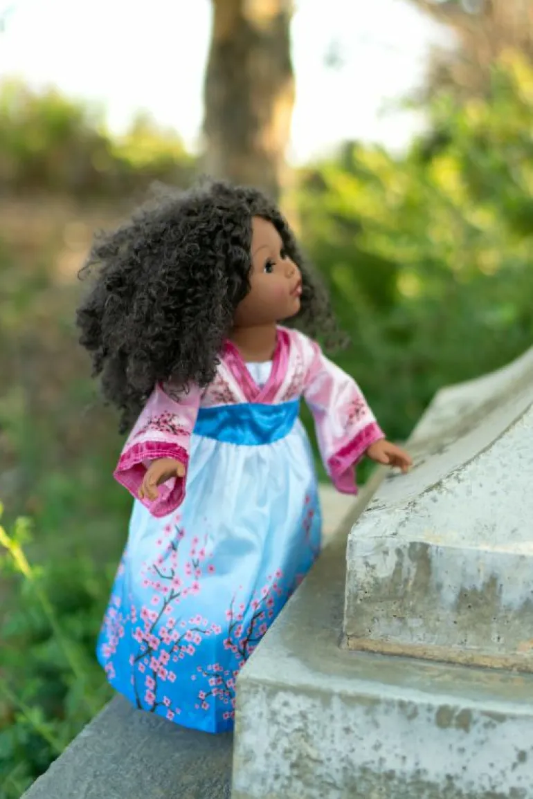 Doll Dress Ups-Little Adventures, LLC Doll Dress Cherry Blossom Princess