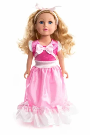 Doll Dress Ups-Little Adventures, LLC Doll Dress Cinderella Ball Gown