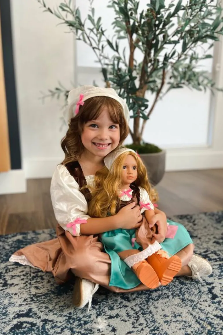 Doll Dress Ups-Little Adventures, LLC Doll Dress Cinderella Day Dress