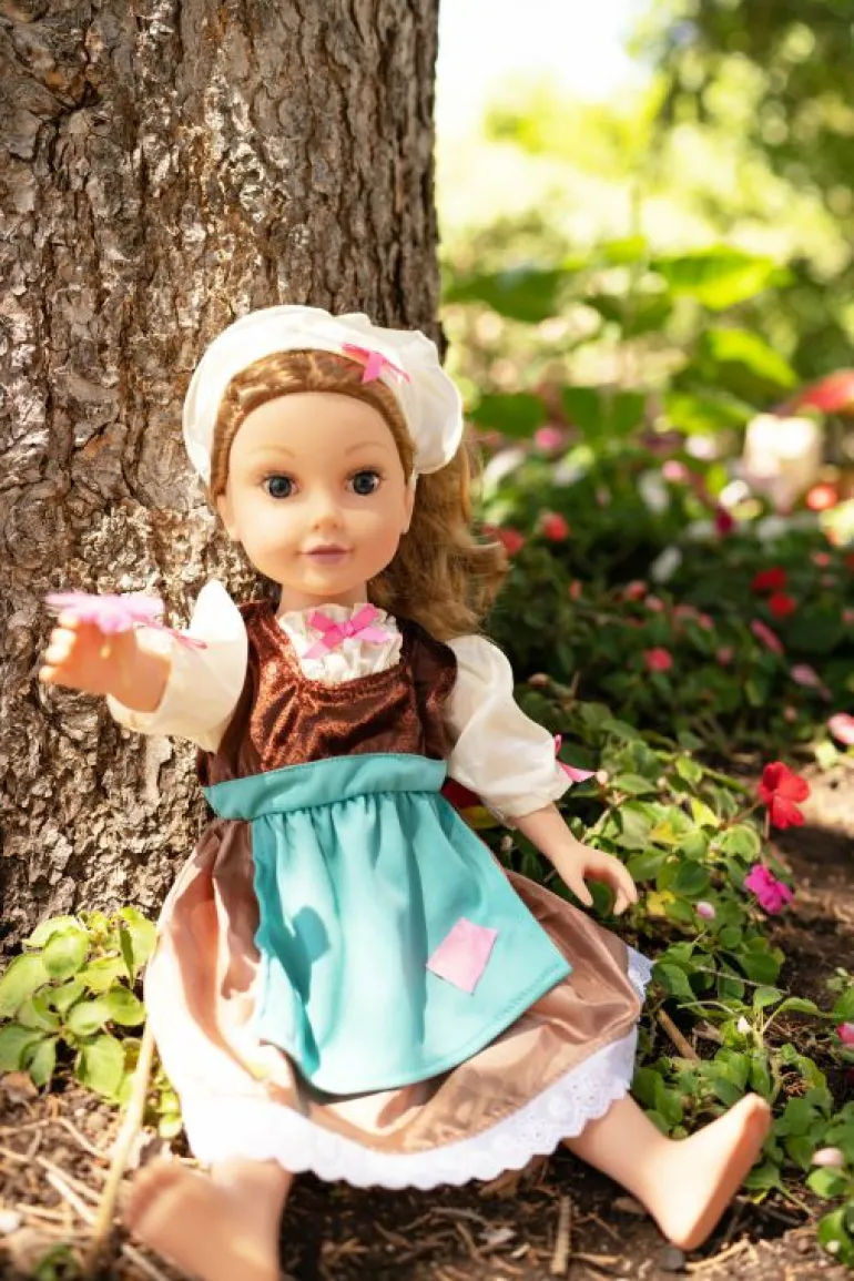 Doll Dress Ups-Little Adventures, LLC Doll Dress Cinderella Day Dress