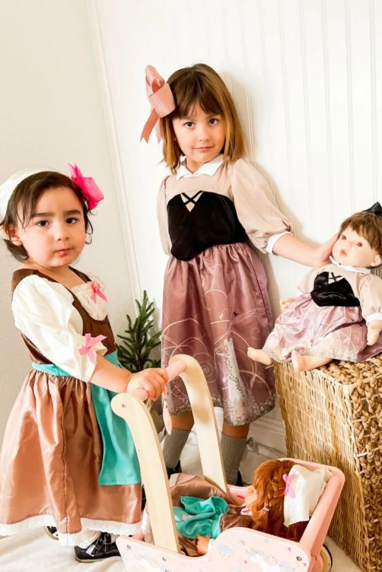Doll Dress Ups-Little Adventures, LLC Doll Dress Cinderella Day Dress