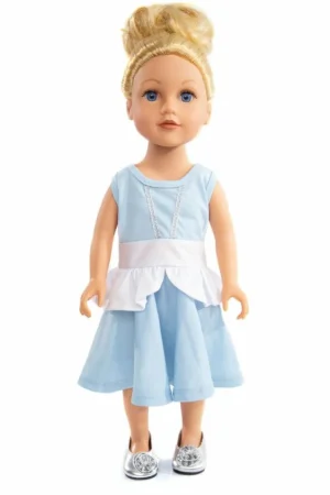 Doll Dress Ups-Little Adventures, LLC Doll Dress Cinderella Twirl