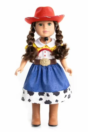 Doll Dress Ups-Little Adventures, LLC Doll Dress Cowgirl with Hat