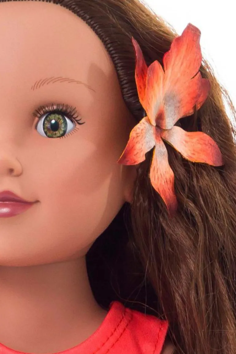 Doll Dress Ups-Little Adventures, LLC Doll Dress Island Princess w/Hair Clip