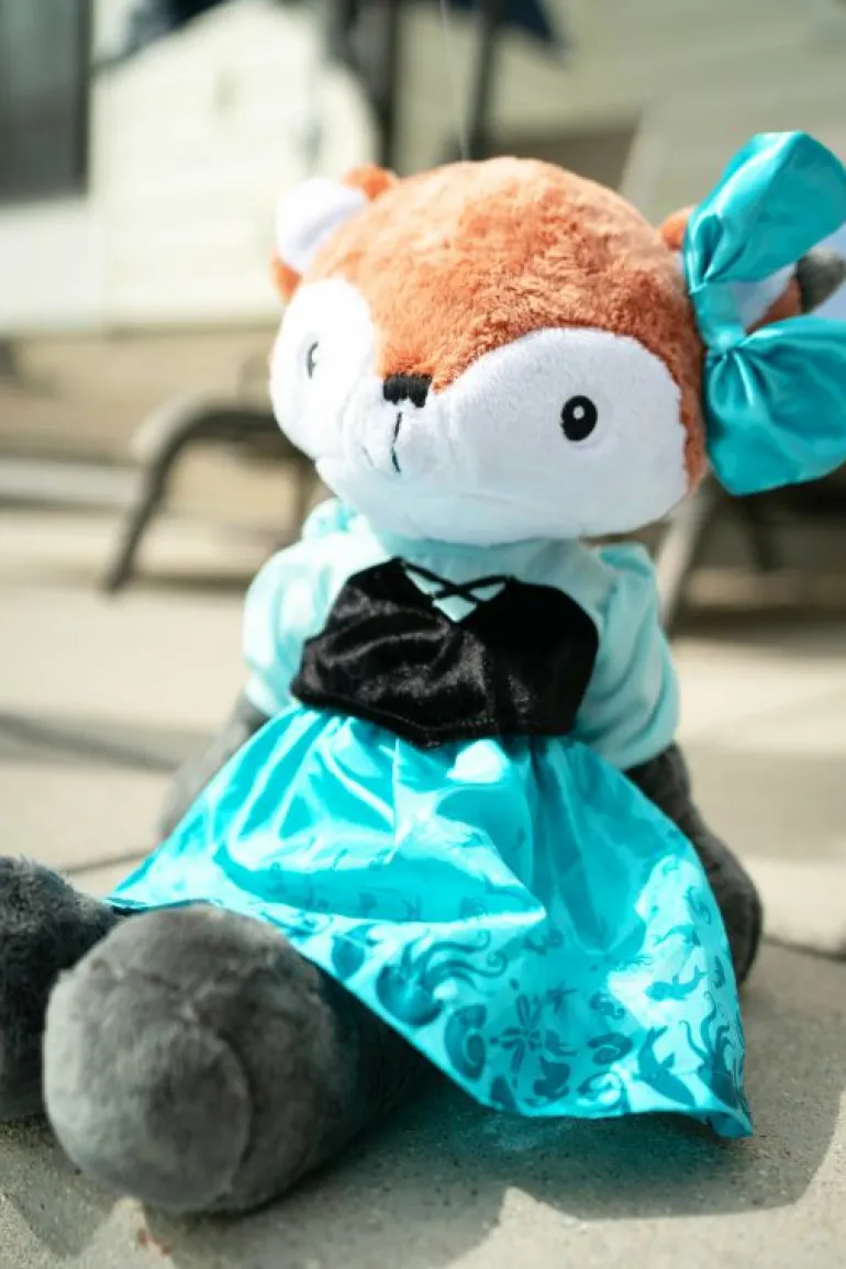 Doll Dress Ups-Little Adventures, LLC Doll Dress Mermaid Day Dress with Hair Bow