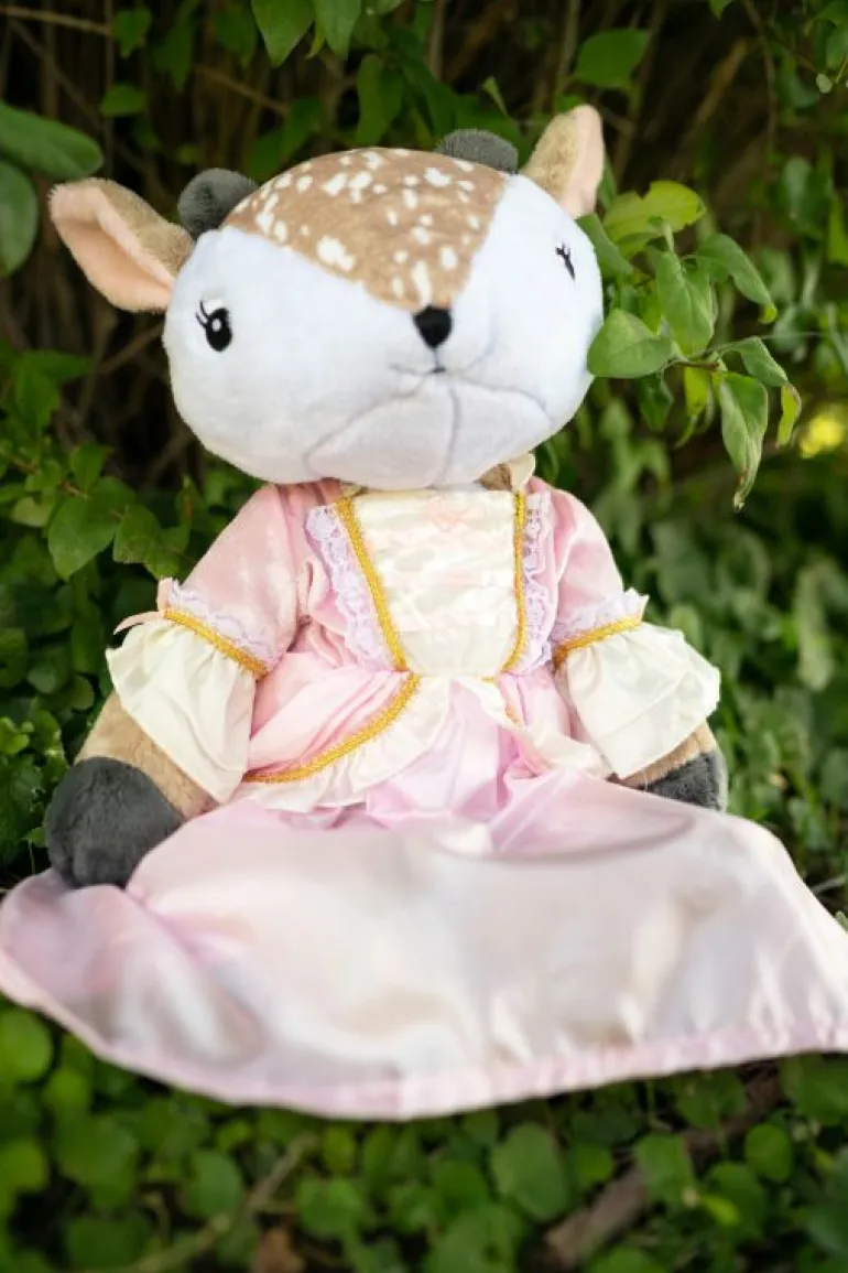 Doll Dress Ups-Little Adventures, LLC Doll Dress Pink Vintage Princess