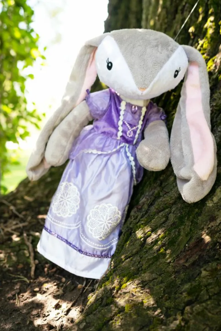 Doll Dress Ups-Little Adventures, LLC Doll Dress Purple Amulet Princess