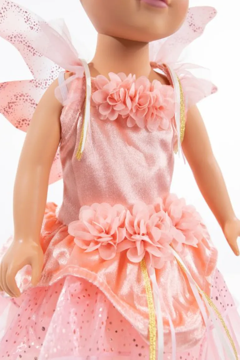 Doll Dress Ups-Little Adventures, LLC Doll Dress Rose Garden Fairy with Wings