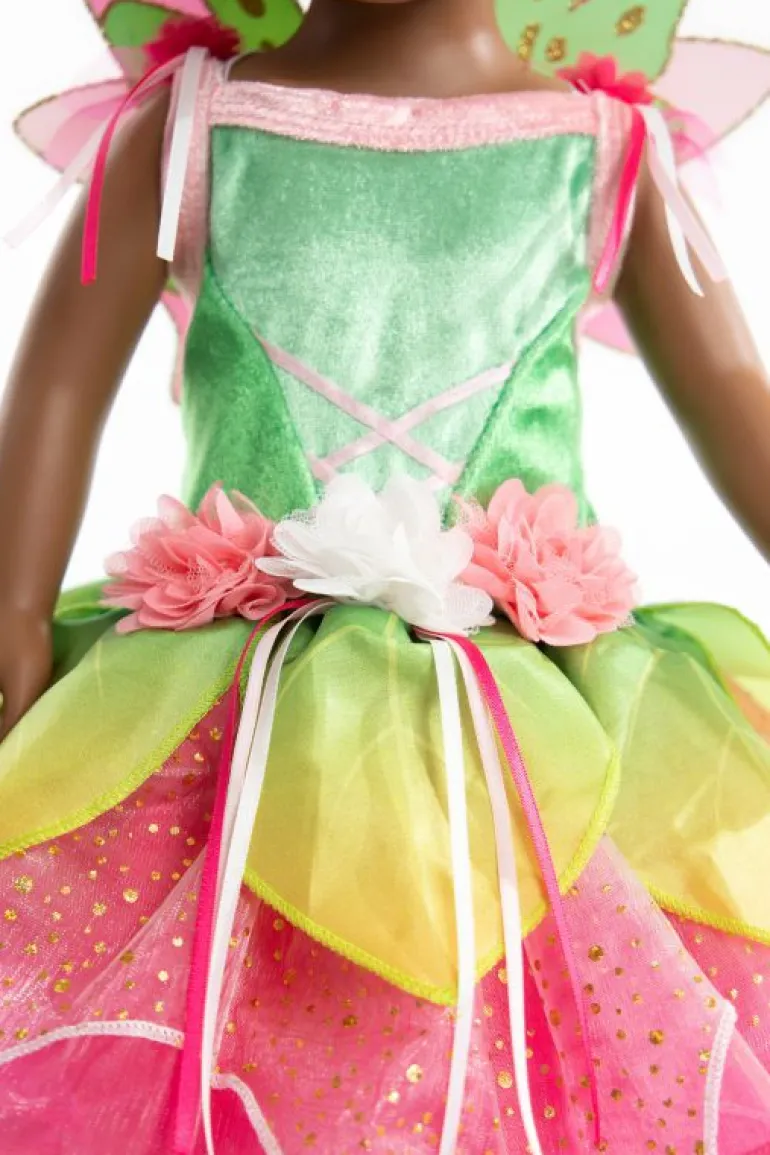 Doll Dress Ups-Little Adventures, LLC Doll Dress Springtime Fairy with Wings