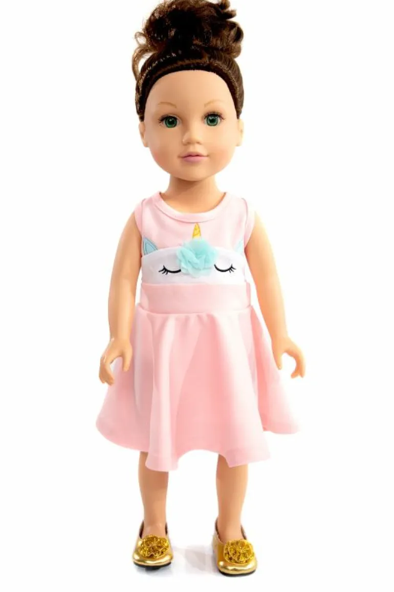 Doll Dress Ups-Little Adventures, LLC Doll Dress Unicorn Twirl