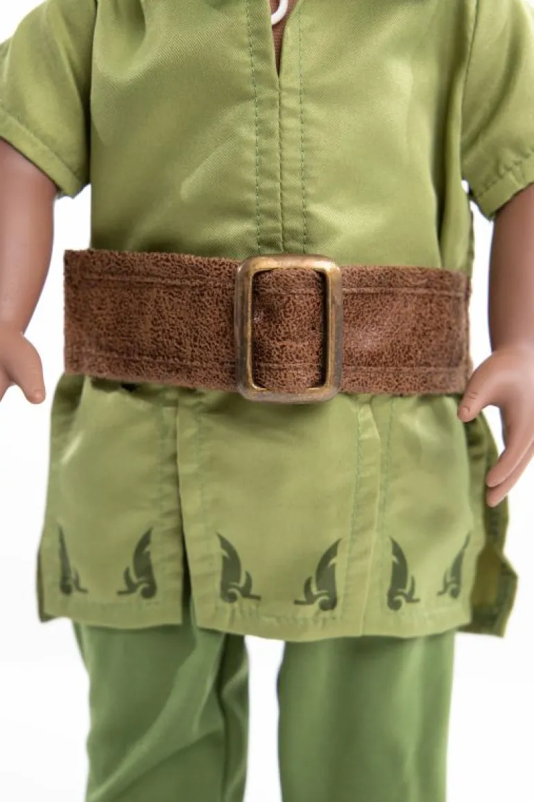 Doll Dress Ups-Little Adventures, LLC Doll Outfit Peter Pan with Hat