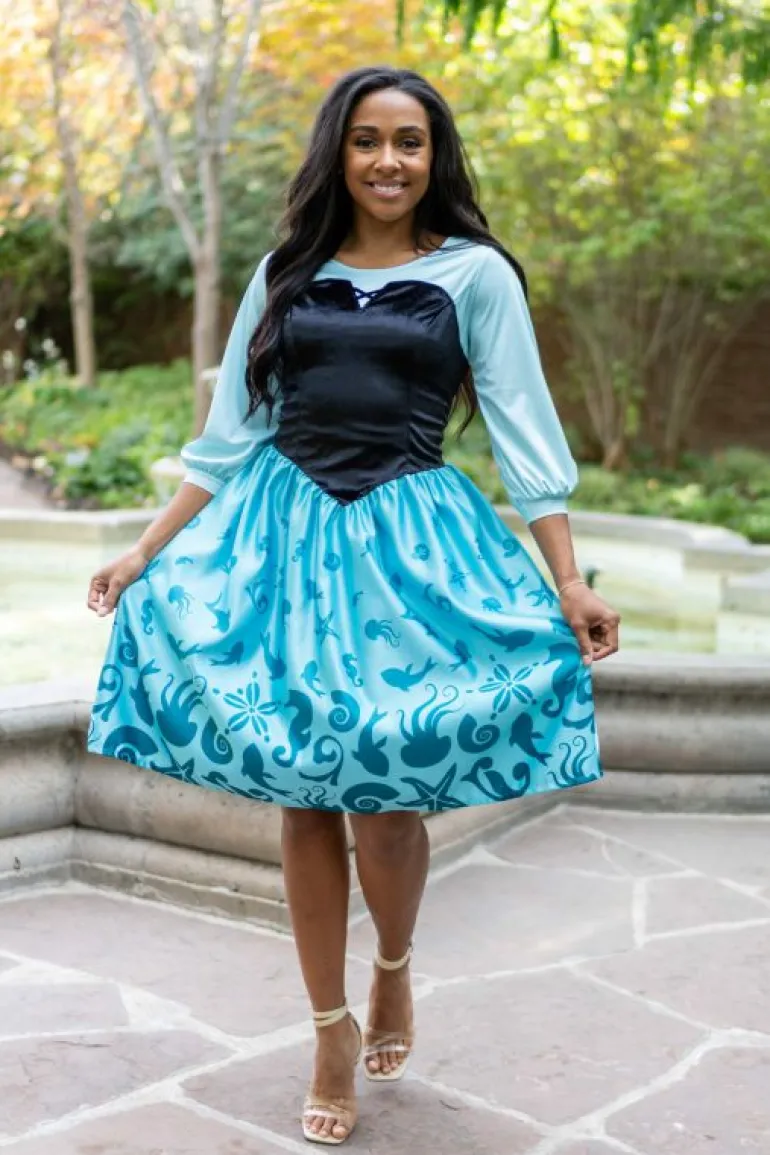 Princess Dresses-Little Adventures, LLC Enchanted Mermaid Day Dress