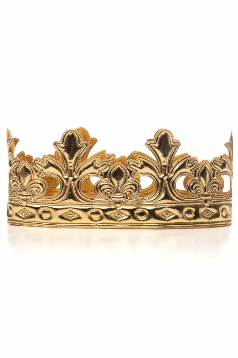 Accessories-Little Adventures, LLC Gold Prince Soft Crown