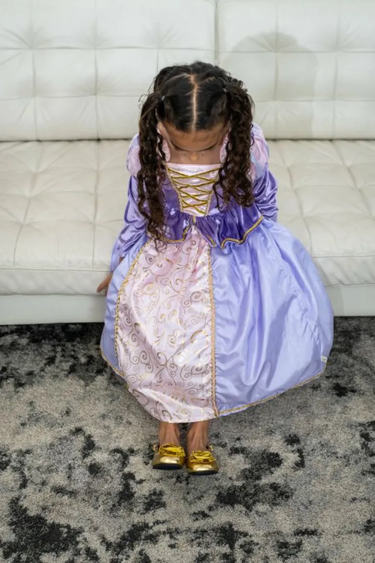 Accessories-Little Adventures, LLC Gold Sparkle Shoes