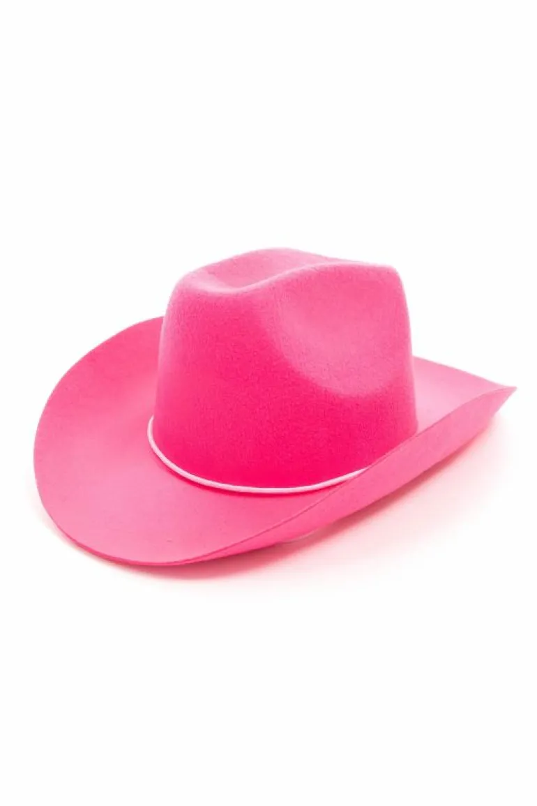 Cowboys-Little Adventures, LLC Hot Pink Western Hat