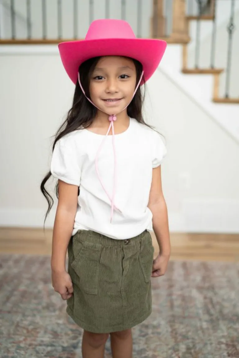 Cowboys-Little Adventures, LLC Hot Pink Western Hat