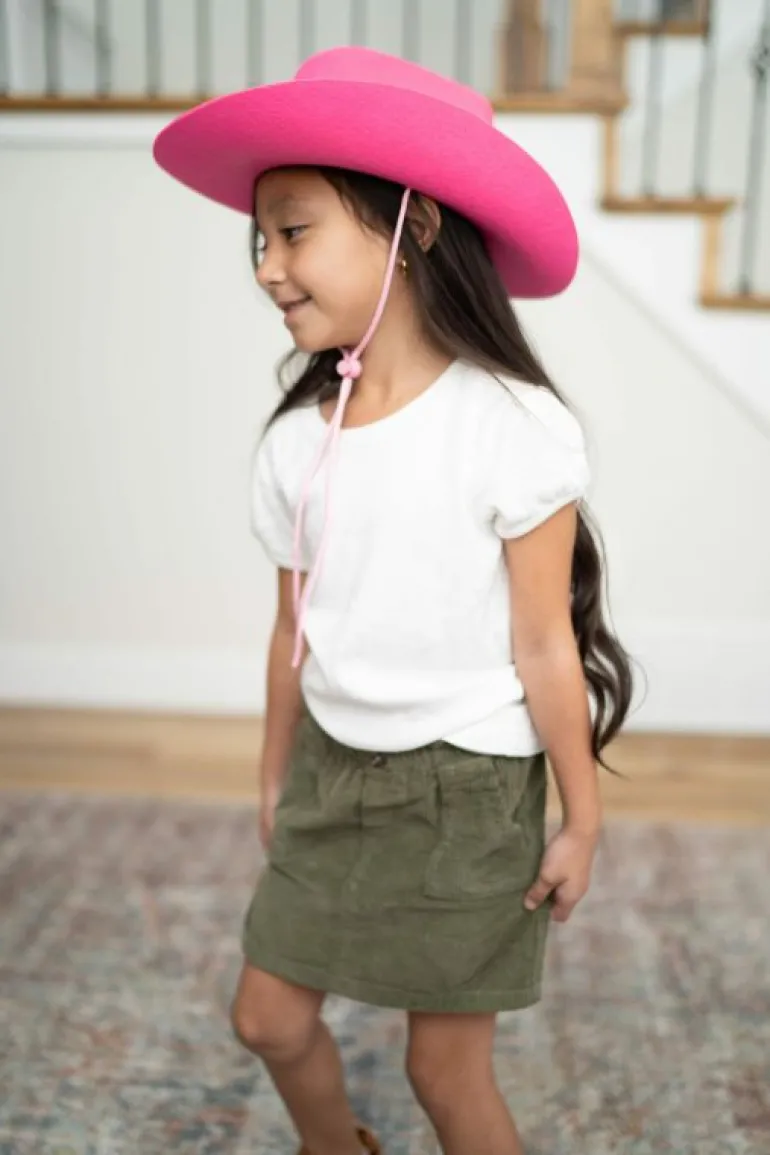 Cowboys-Little Adventures, LLC Hot Pink Western Hat
