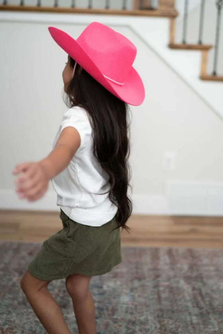 Cowboys-Little Adventures, LLC Hot Pink Western Hat