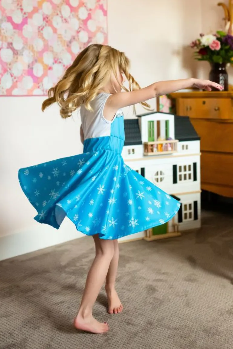 Twirl Dresses-Little Adventures, LLC Ice Twirl Dress