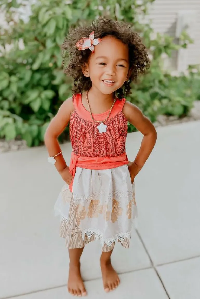 Traditional Dress Ups-Little Adventures, LLC Island Princess with Hair Clip