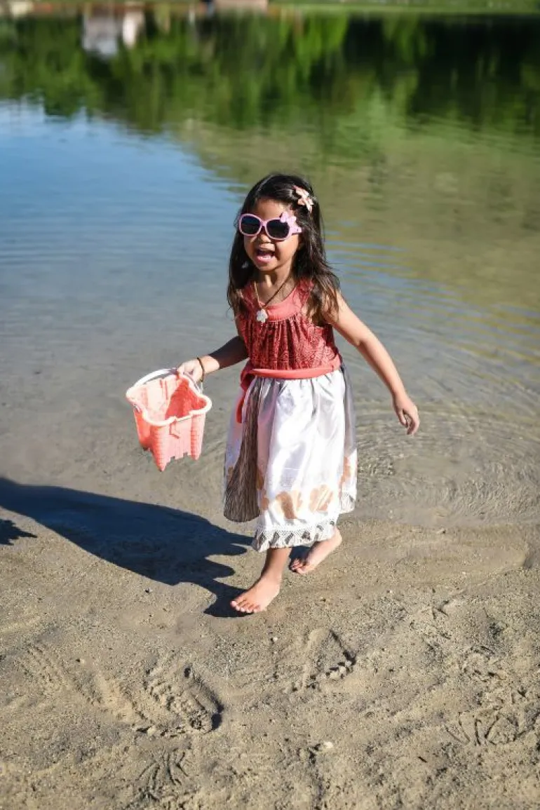 Traditional Dress Ups-Little Adventures, LLC Island Princess with Hair Clip