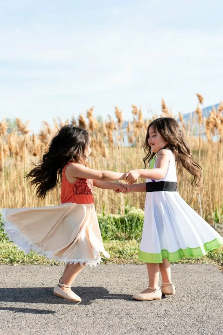 Twirl Dresses-Little Adventures, LLC Island Twirl Dress