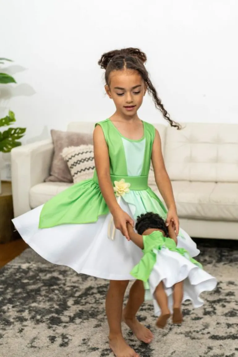 Twirl Dresses-Little Adventures, LLC Lily Pad Twirl Dress