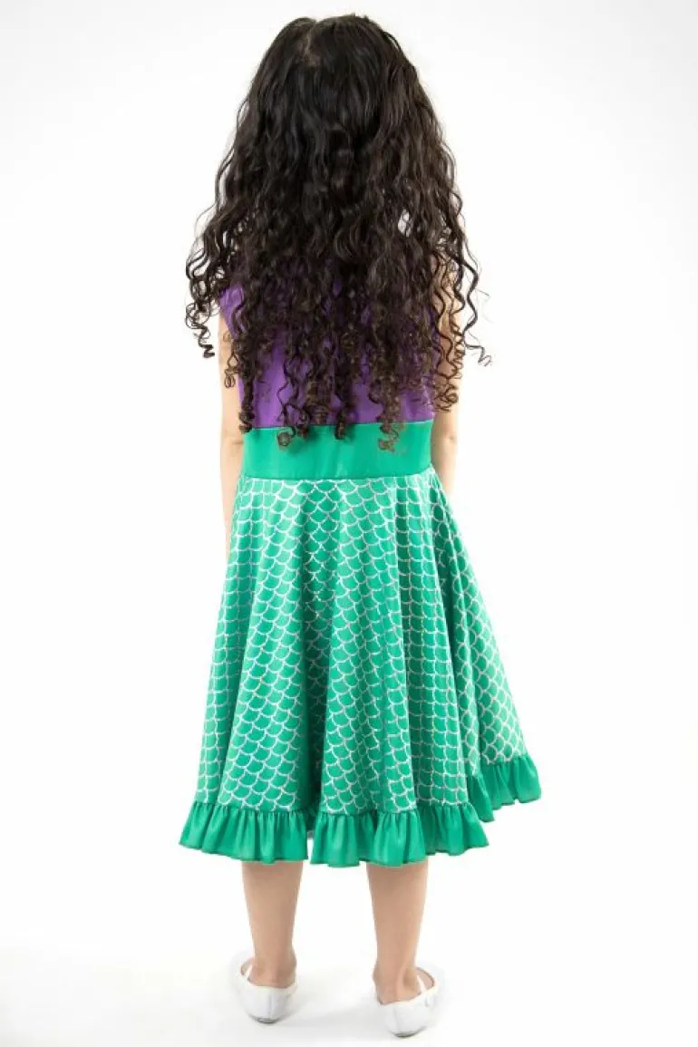Twirl Dresses-Little Adventures, LLC Mermaid Twirl Dress