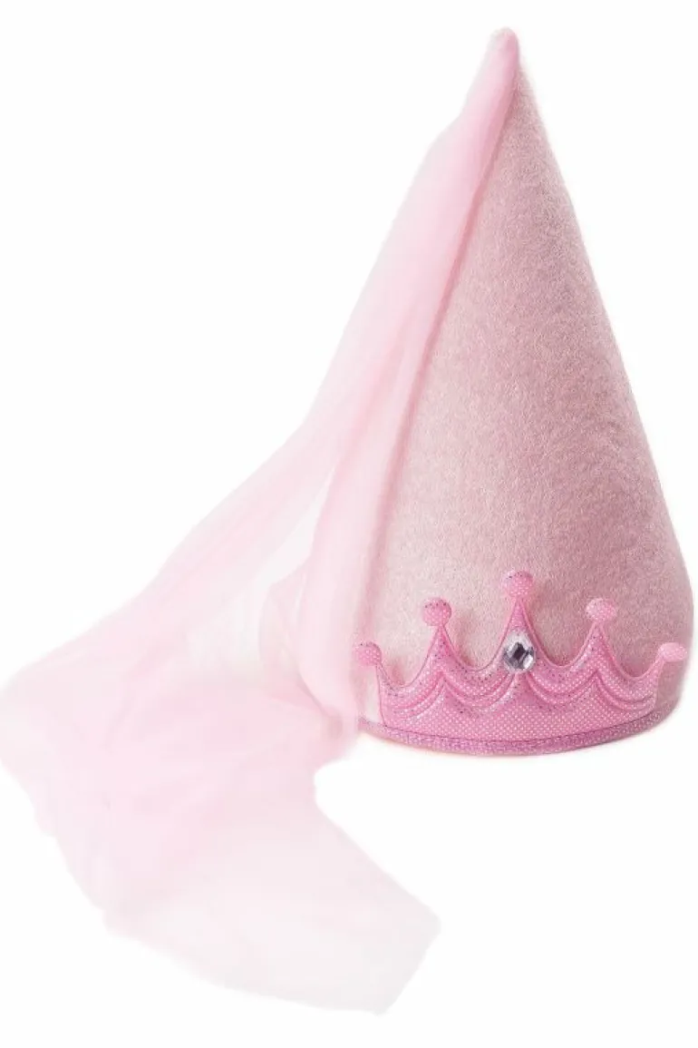 Accessories-Little Adventures, LLC Pink Princess Cone Hat