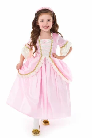 Traditional Dress Ups-Little Adventures, LLC Pink Vintage Princess Dress