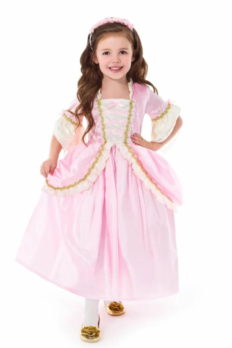 Traditional Dress Ups-Little Adventures, LLC Pink Vintage Princess Dress